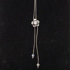 sterling silver flower necklace 925